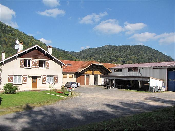 Ancienne scierie de Dremonrupt, élévation antérieure.