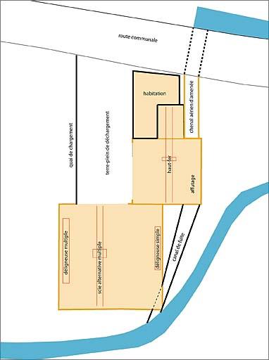 Plan du rez-de-chaussée.