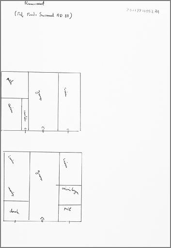 Schéma de distribution du rez-de-chaussée.