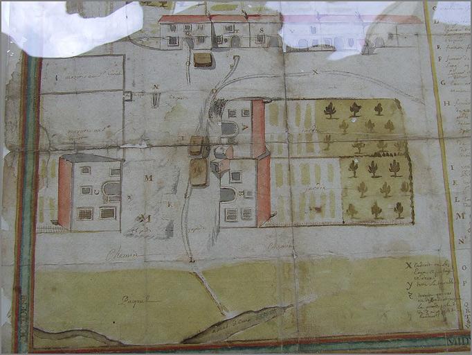 Plan ancien du village, daté de 1723.