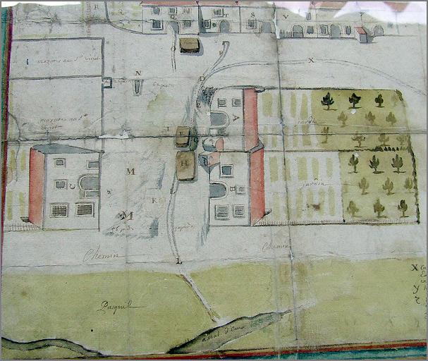 Plan ancien du village, daté de 1723.