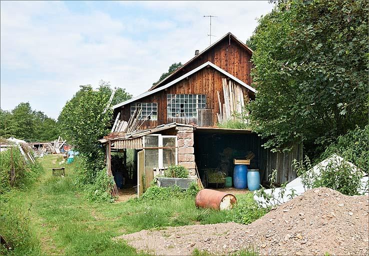 scierie, élévation latérale, vue générale