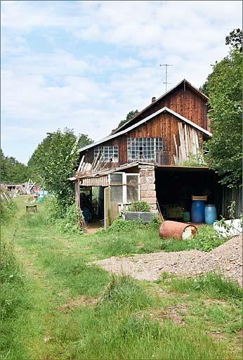scierie, élévation latérale.