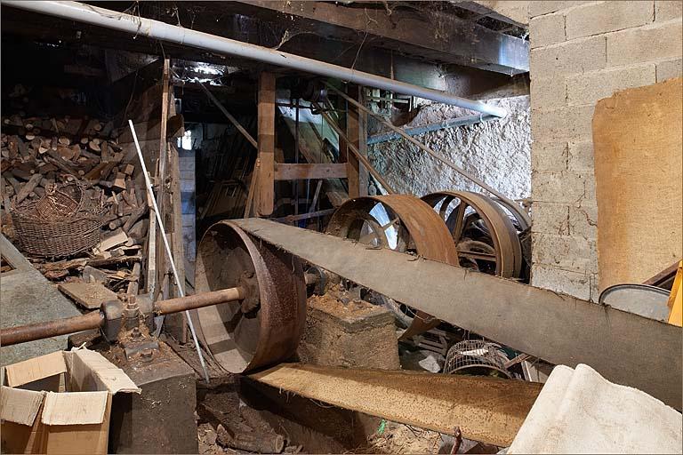 sous-sol, arbre de transmission de puissance.