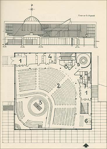 Projet : plans, détail de l'église.