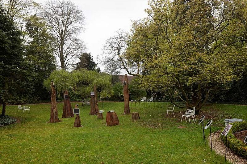 Jardin de l'ancien hôtel de Léon Simon, actuellement du centre culturel allemand dit Goethe-Institut