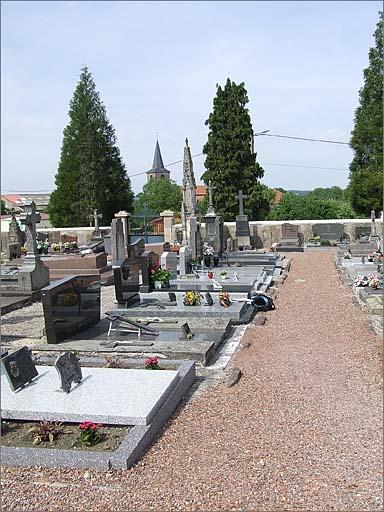 Vue du cimetière
