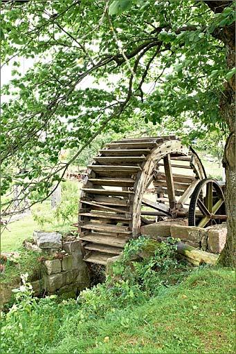 Roue de poitrine, vue d'ensemble.