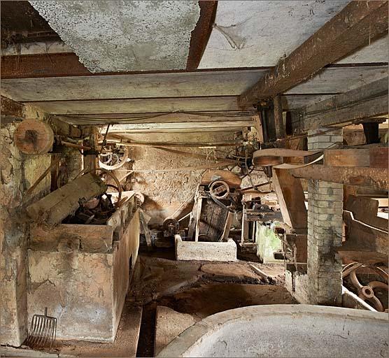 Bâtiment de la féculerie, rez-de-chaussée, vue d'ensemble.