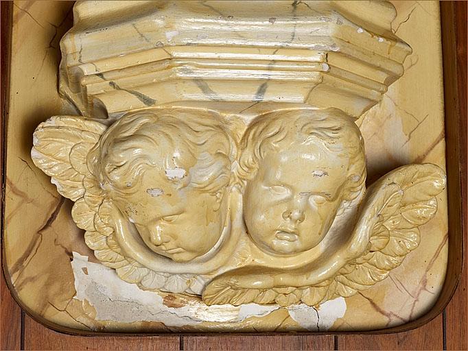 Détail des angelots (face).