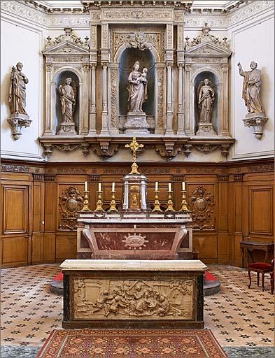 Choeur, vue partielle.