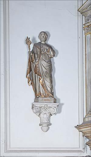 Ensemble de 6 statues : saint Joseph.