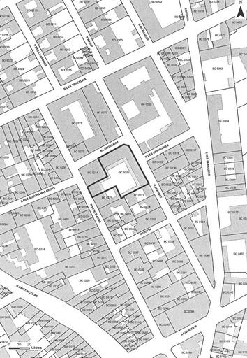 Plan de situation (extrait du plan cadastral).
