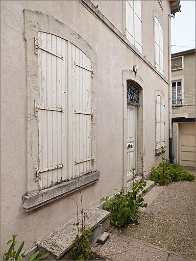 Corps E, façade antérieure, détail 1er niveau.