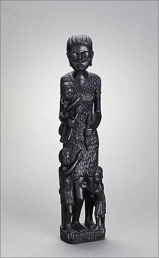 Statuette n° 2, ensemble face.
