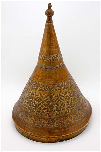 Couvercle de plat à tagine, ensemble.