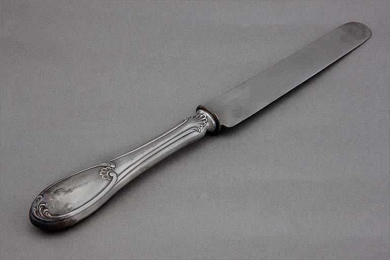 Ménagère n° 3, écrin n° 2, couteau, face.