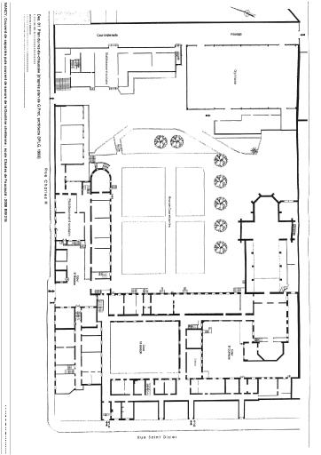 Plan du rez-de-chaussée.
