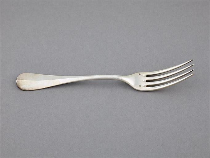 Ménagère n° 2, couvert n ° 1, fourchette.