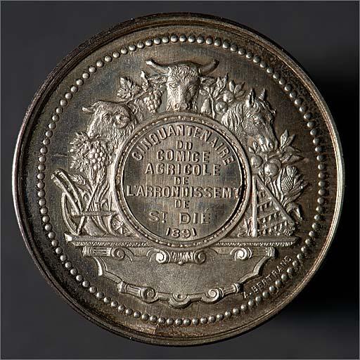 Médaille de comice agricole : Saint-Dié