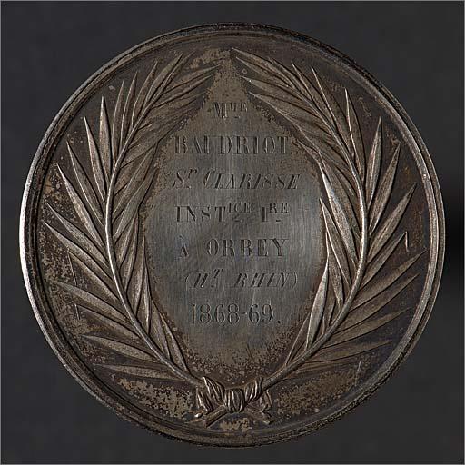 Médaille n° 2 : revers, ensemble.