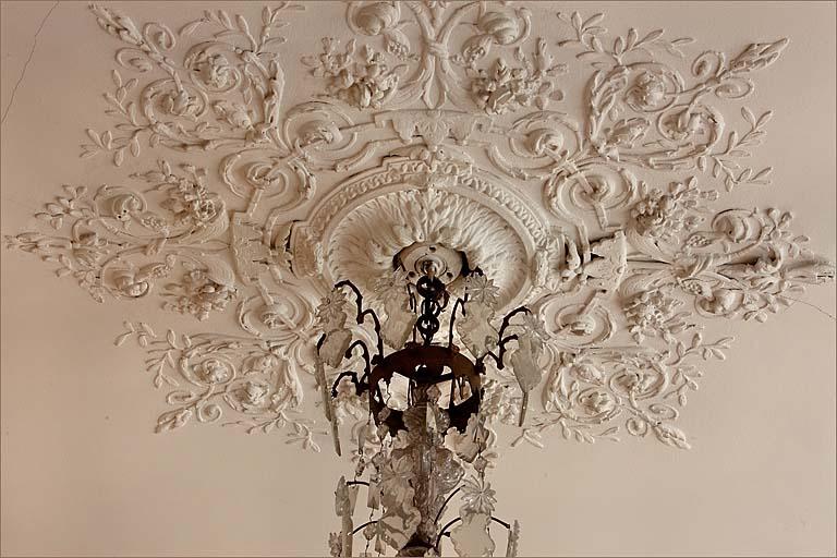 Rosace de plafond.