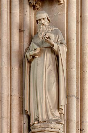 Statue de saint Jérôme.