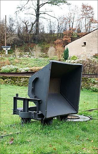 Jardin nord, wagonnet utilisé pour le transport de la fécule.