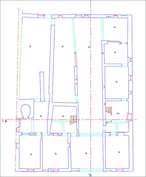 Plan du rez-de-chaussée.