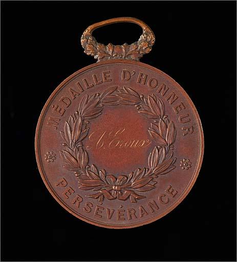 Médaille n° 2 : revers, ensemble.