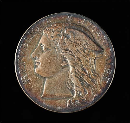 Médaille n° 1 : avers, ensemble.