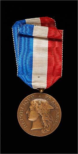 Médaille n° 4 : avers, ensemble.