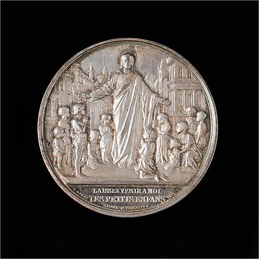 Médaille n° 1 : avers, ensemble.