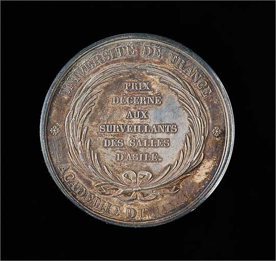Médaille n° 1 : revers, ensemble.