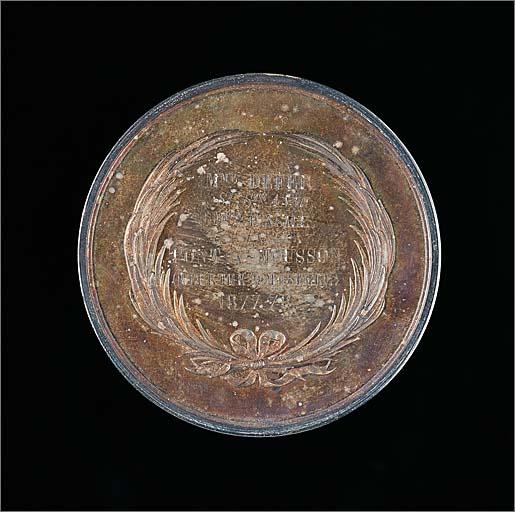 Médaille n° 4 : revers, ensemble.