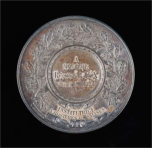Médaille locale de l'Enseignement primaire dans son écrin