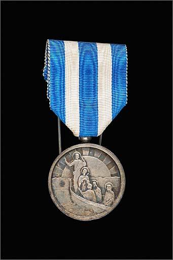 Médaille n° 1 : avers, ensemble.