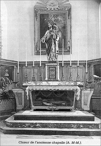 Tableau de l'Education de la Vierge et cadre