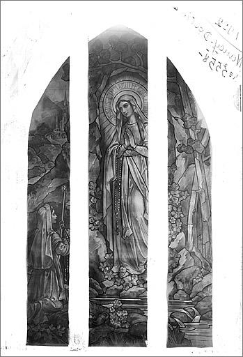 Verrière 8 : carton de Georges Janin.