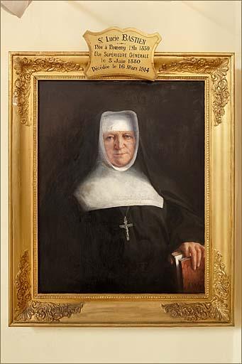 Tableau : portrait de soeur Lucie Bastien
