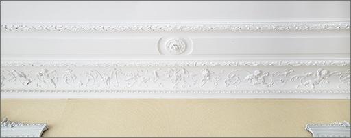 Plafond, détail du décor.