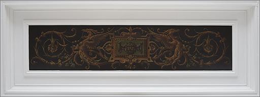 Ensemble du décor intérieur (pièce E 1. 4)