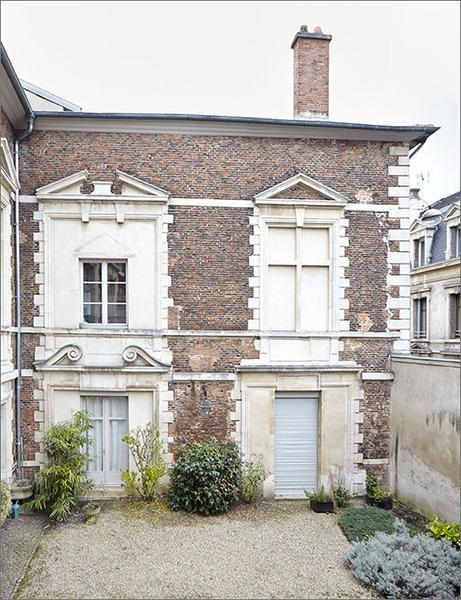 Corps D, façade sur cour d'entrée.