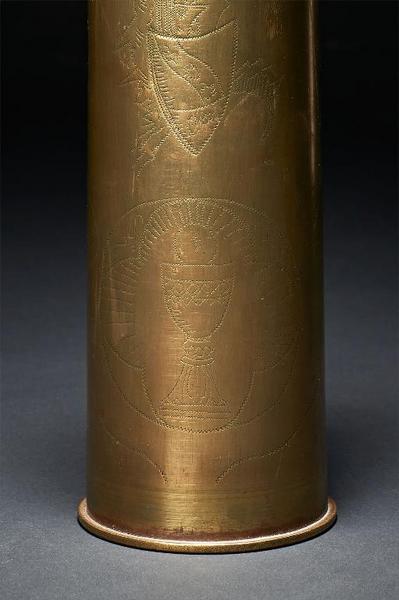 Vase n°3, détail de la partie inférieure.