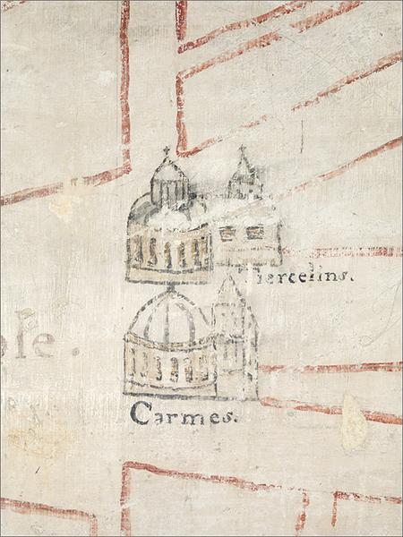 Détail C 3 (églises des Tiercelins et des Carmes).