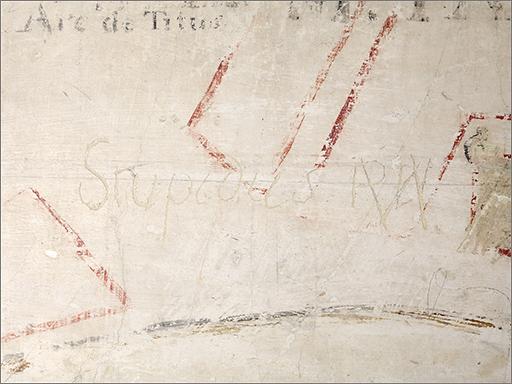 Détail C 7 (graffiti).