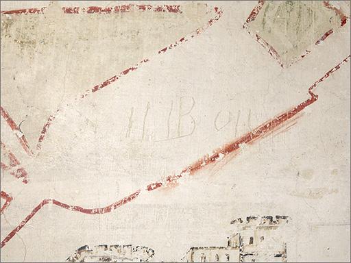 Détail C 9 (graffiti).
