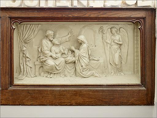Ensemble de 2 demi-reliefs