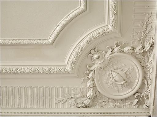 Plafond, détail du décor.