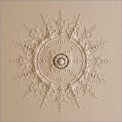 Rosace de plafond.